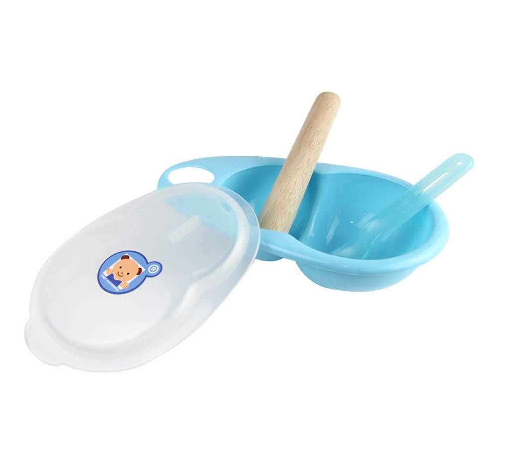 PAPA  Baby Cereal Grinding Sky Bue Lunch Box