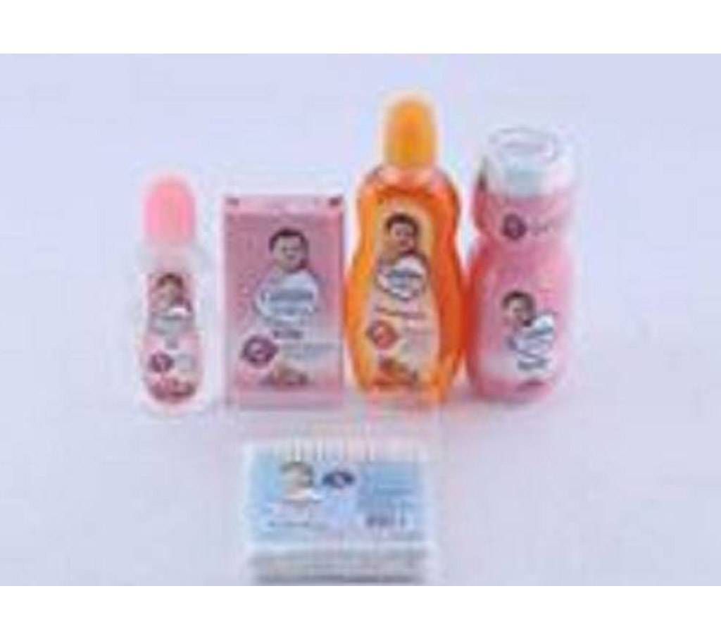 CUSSONS Baby Mini Daily Care Set-5 Pcs Set - Pink