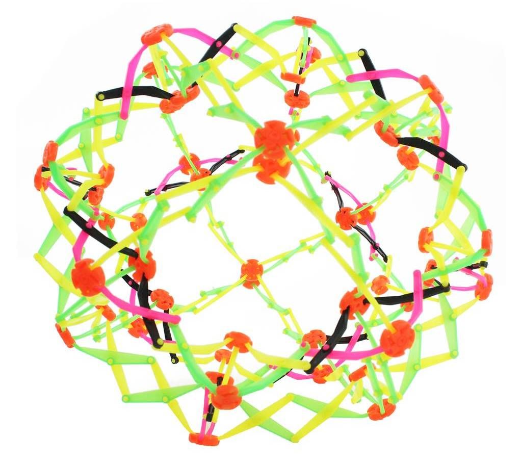 Educational Toy, Geometric Hand Catch Flower Expandable Ball For Kids