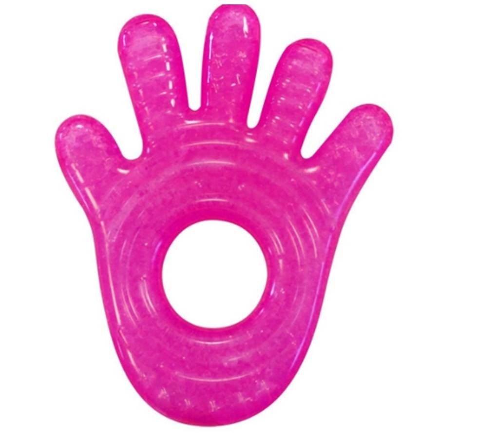 Hand Holder Water Filled Teether - Transparent
