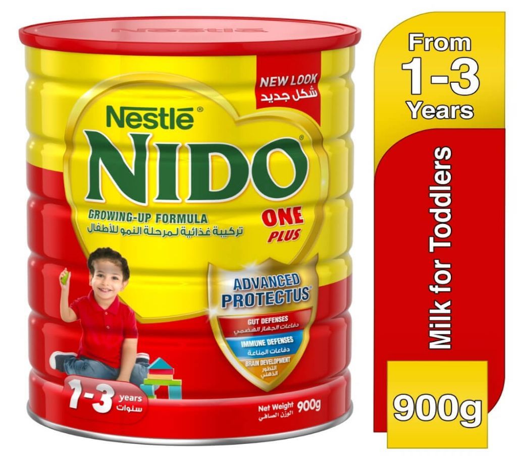 Nestle Nido 1+ Growing-up milk for toddlers Tin (900grm)