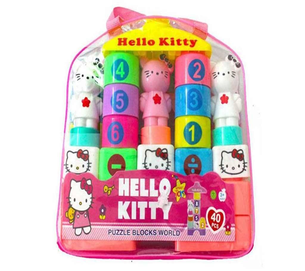 Hello Kitty 40 Pieces Kids Building Block  