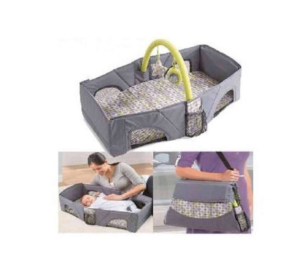 Multi Functional Travel Bag and Bed for Kids - Multi-Color