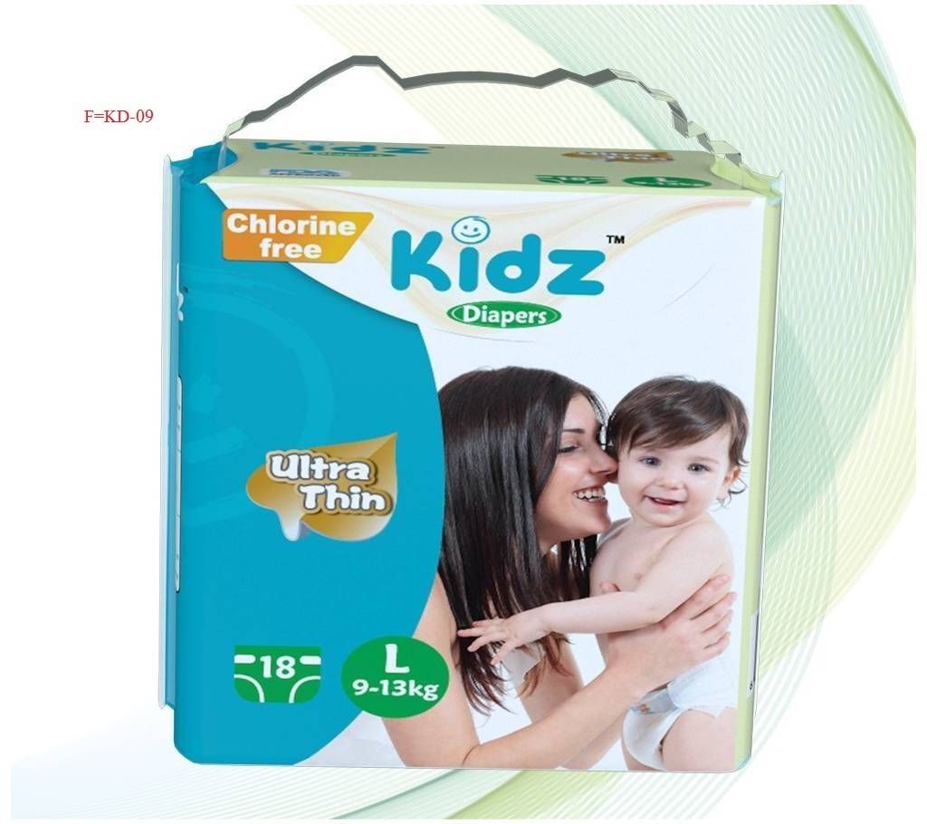 kidz Diapers L(9-13kg). F=KD-09
