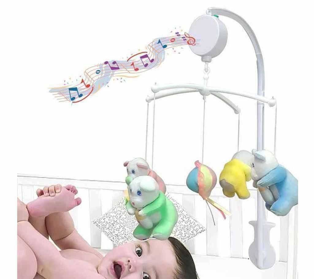 babies Bed ball toy with music- multi color 
