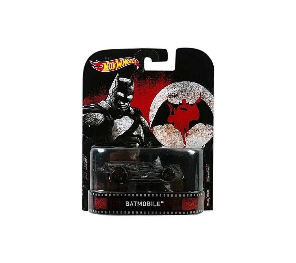 Hot Wheels Metal Retro Entertainment Bat Mobile Toy Car - Black
