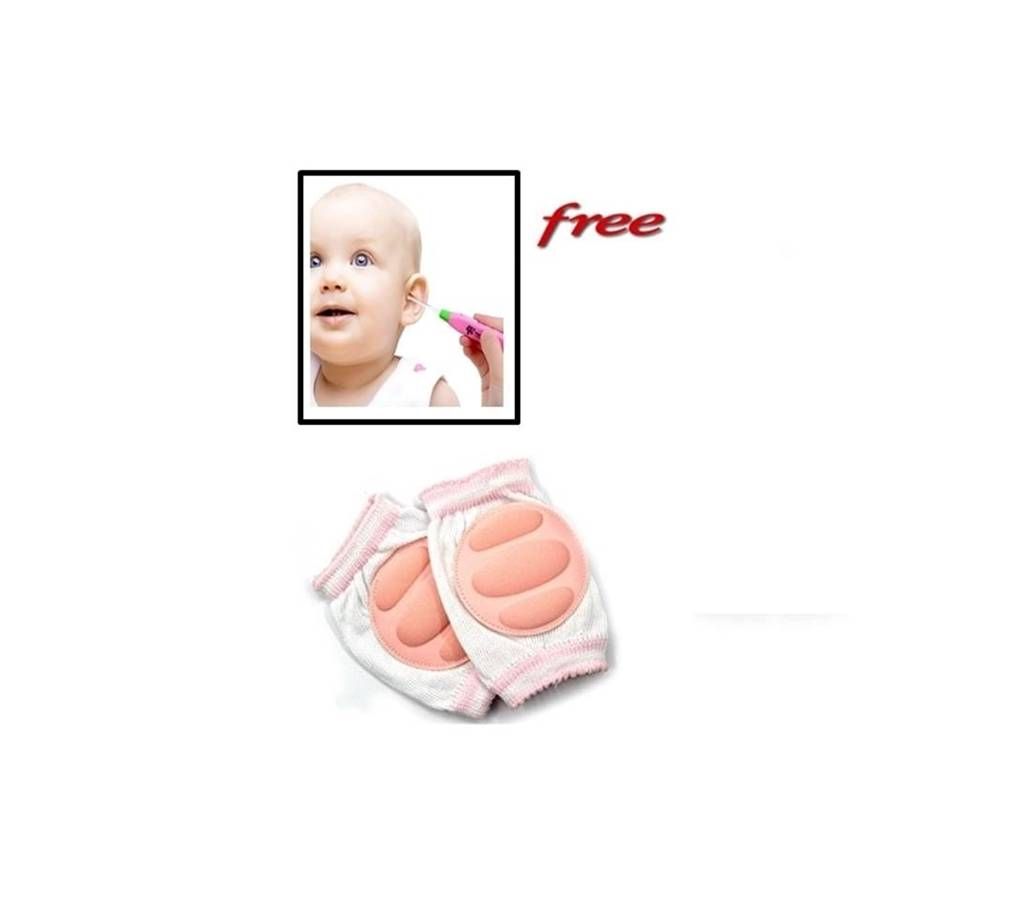Baby Safety Elbow, Knee Pad Protector with free ear pick