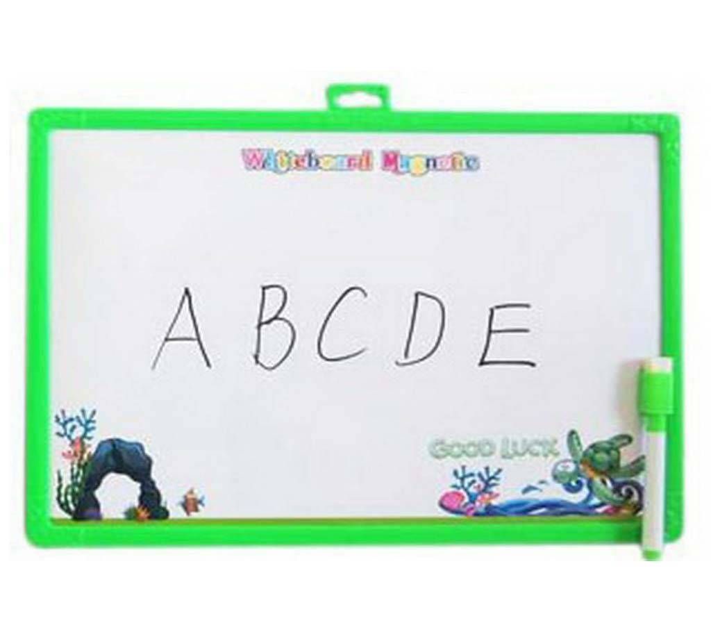 kids magnetic writing board with dart board target