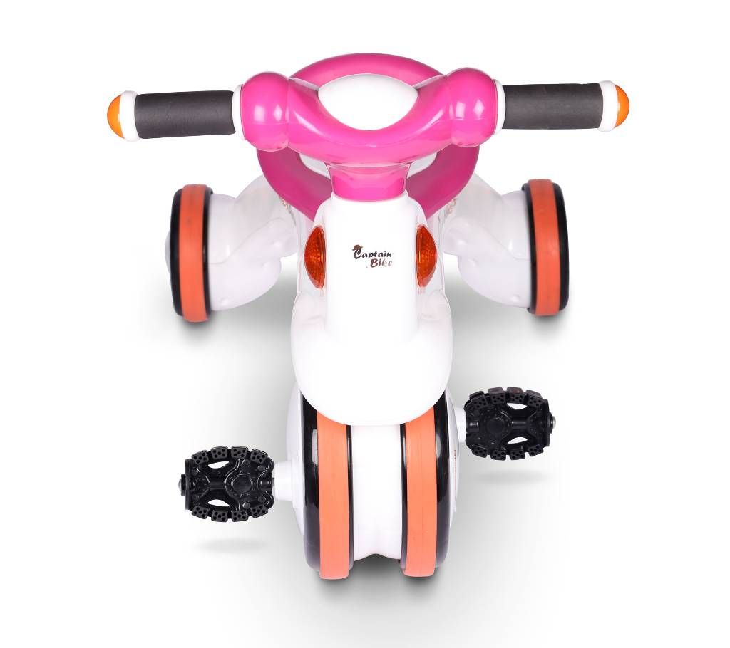 Captain Bike With Light & Music Pink