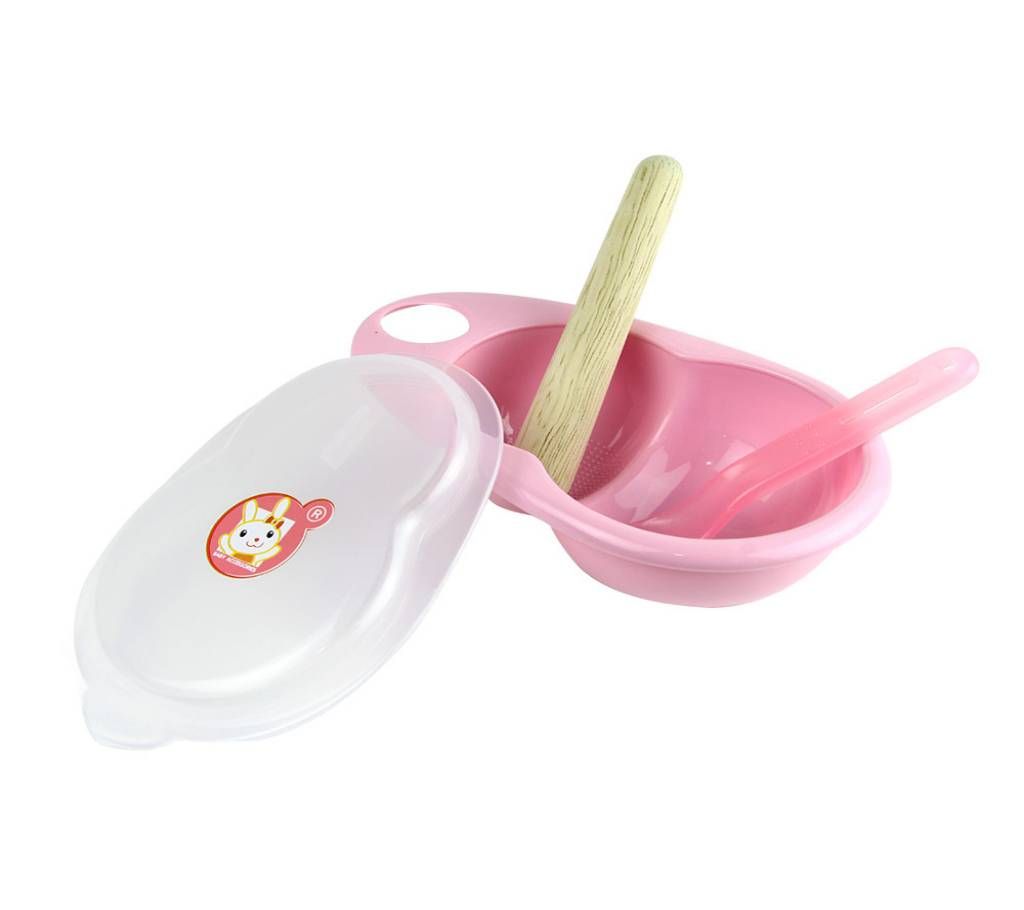 PAPA  Baby Cereal Grinding Pink  Lunch Box