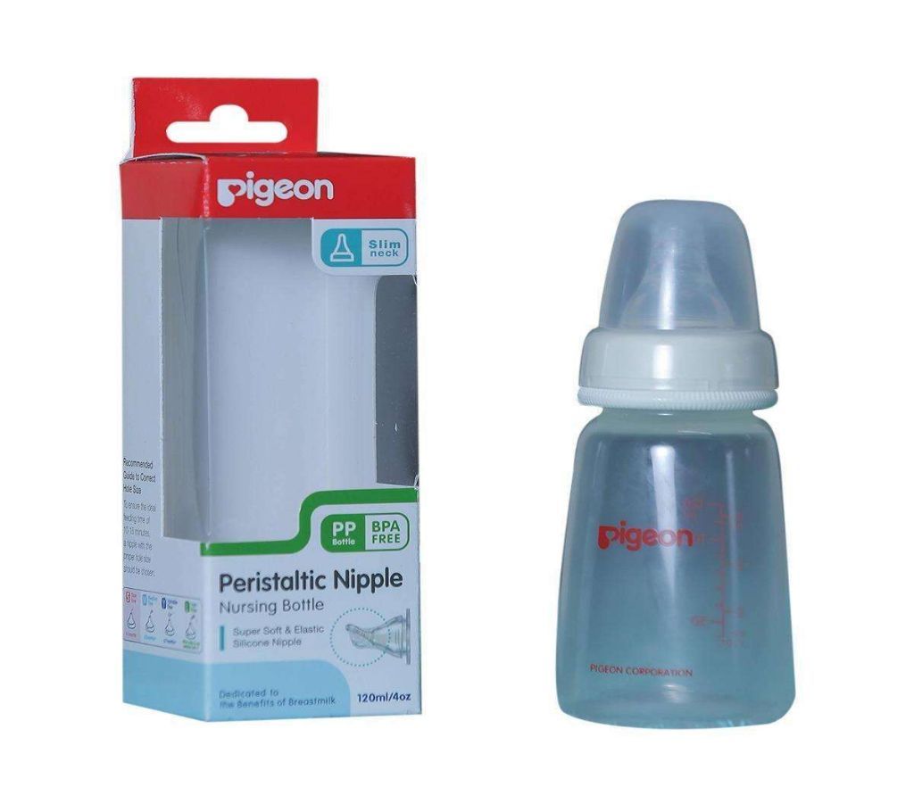Feeder Bottle 120 Ml With Peristaltic Nipple (M)