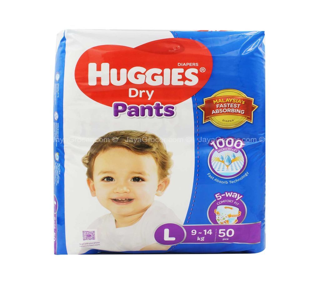Huggies Dry Pants Malaysias L