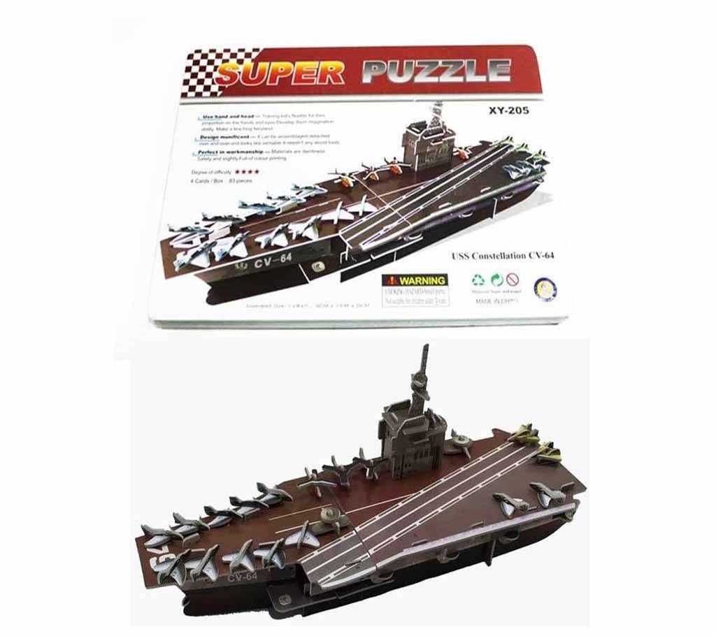 Super 3D Puzzle USS Constellation CV-64 XY 205