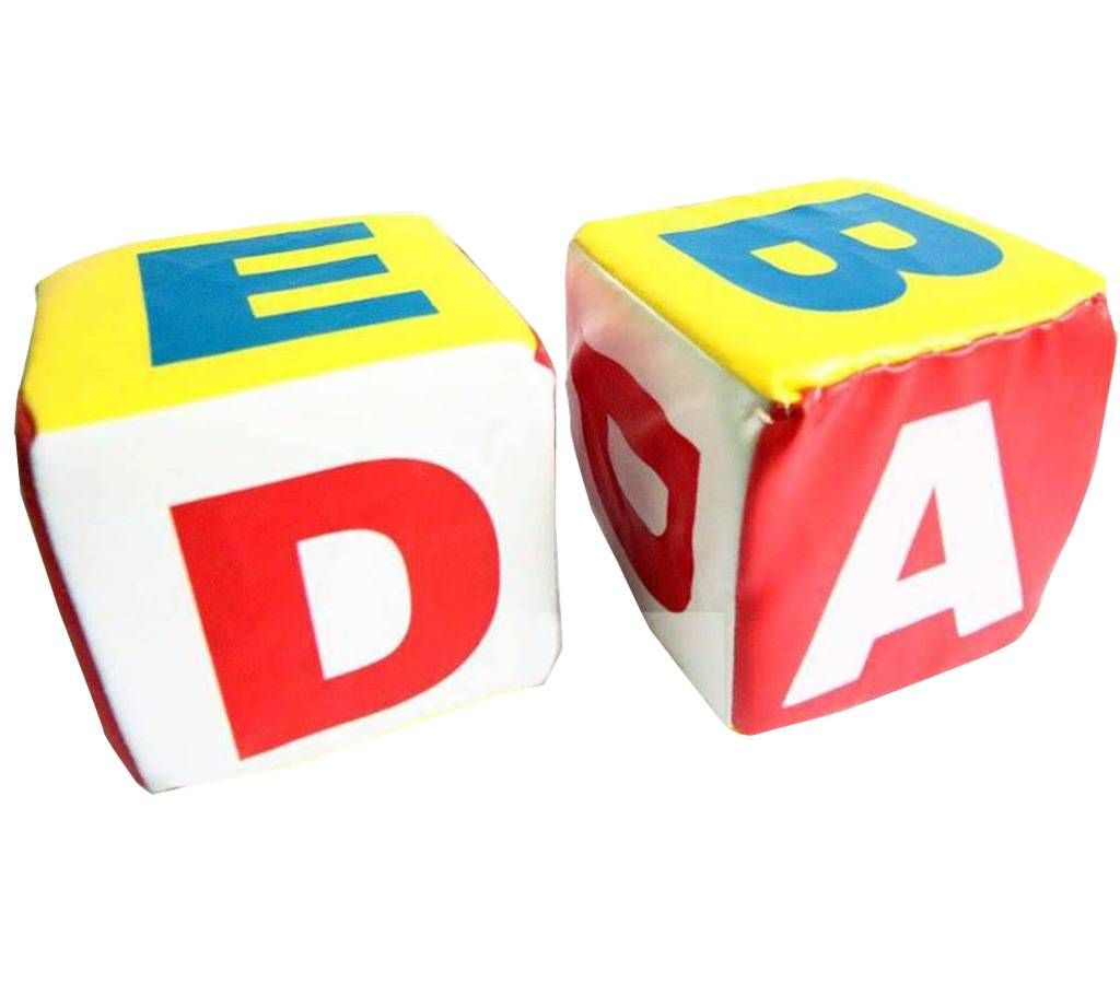 ABC Rattle Cube Plush Toy