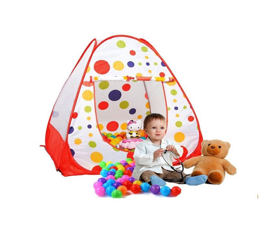 Ball Print Tent House with 50 Balls