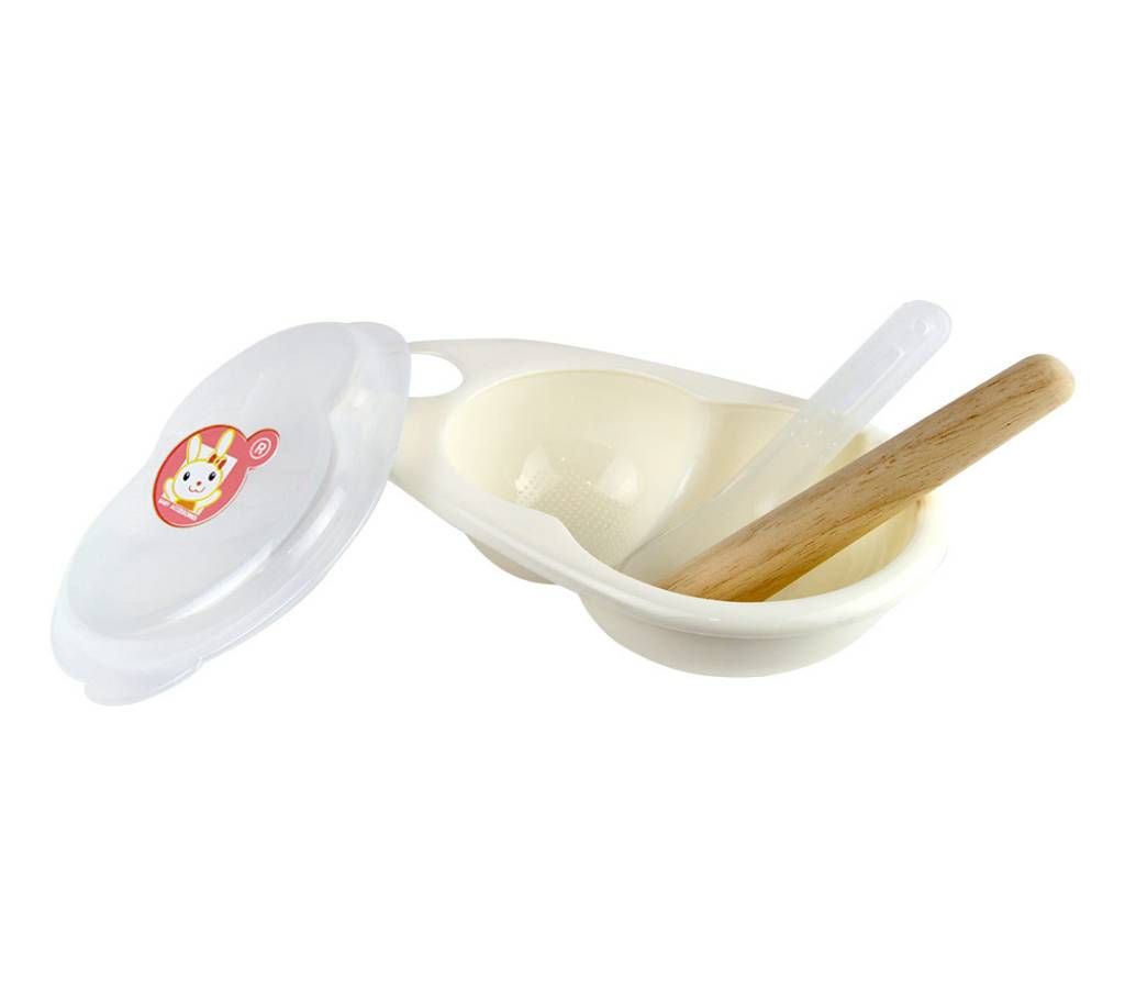 PAPA  Baby Cereal Grinding Little White  Lunch Box