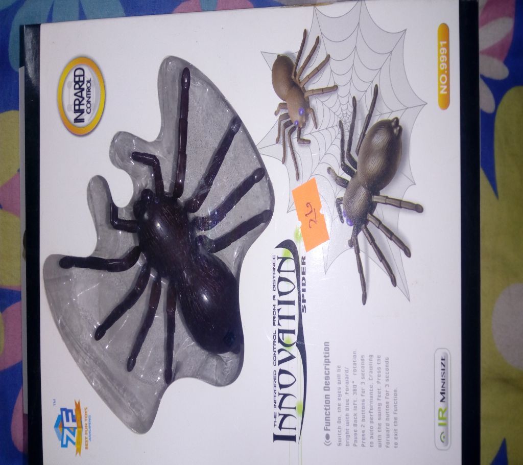Practical Jokes Novelty infrared rechargeable spider, Tricky toys, innovation Electronic Pet Toys the best Halloween, April Fools Day gifts