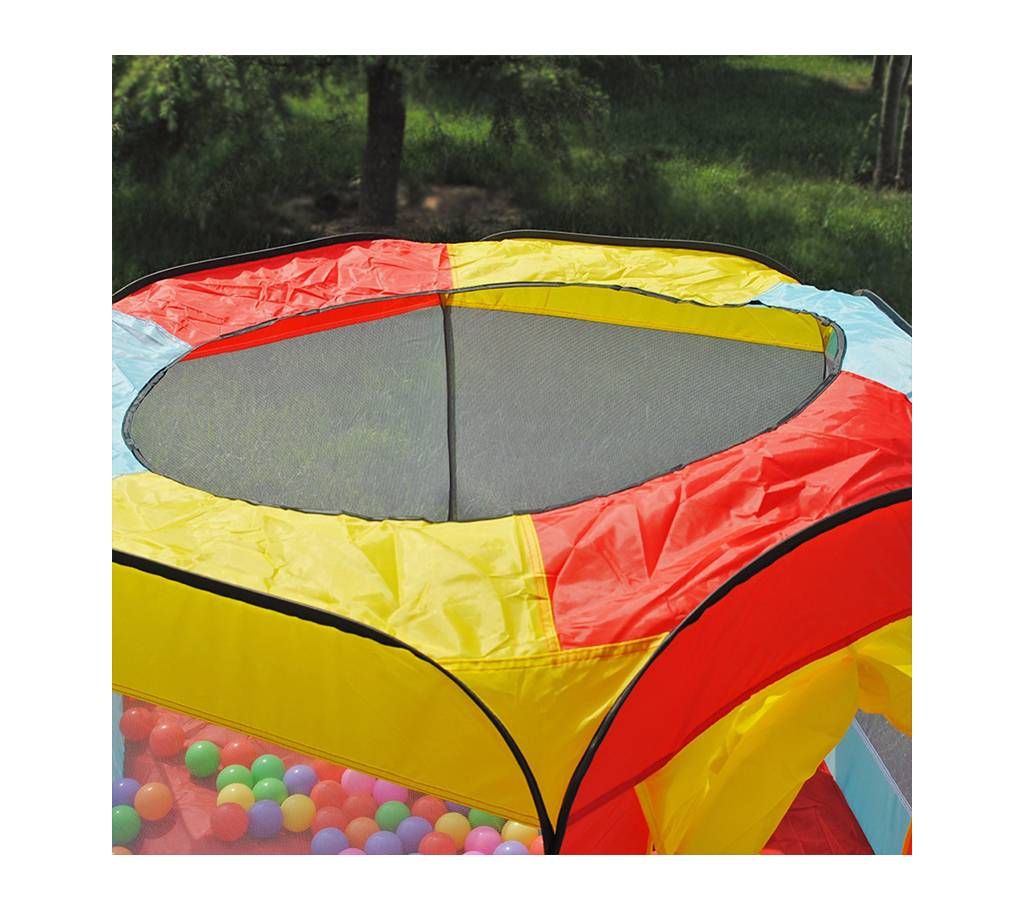 Play Tent (With 100 Balls) (Red & Yellow)