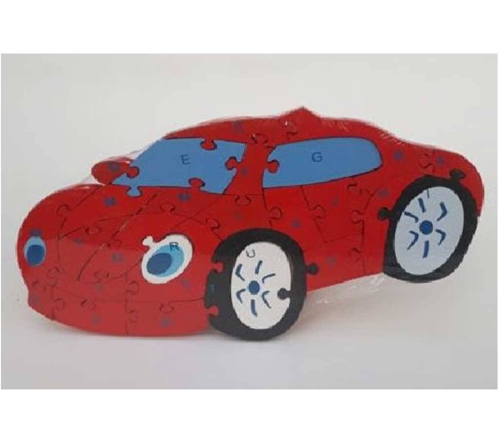 CAR SHAPE WOODEN PUZZLE