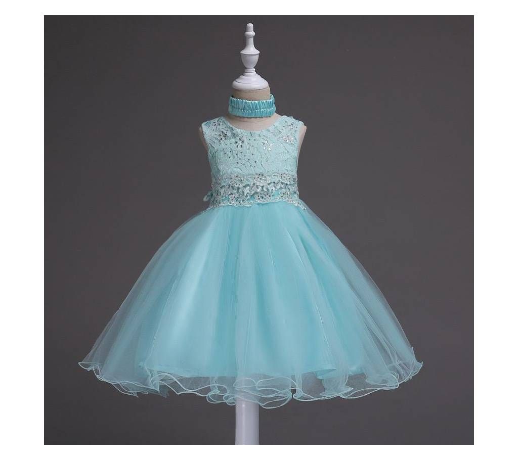 Party Dress-Sea Green -AKD1701