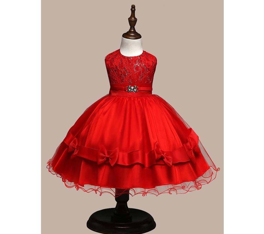 Party Dress- Light Red  286-B-T93I 4739 1A00-AKD1706-T93I 4739 1A00