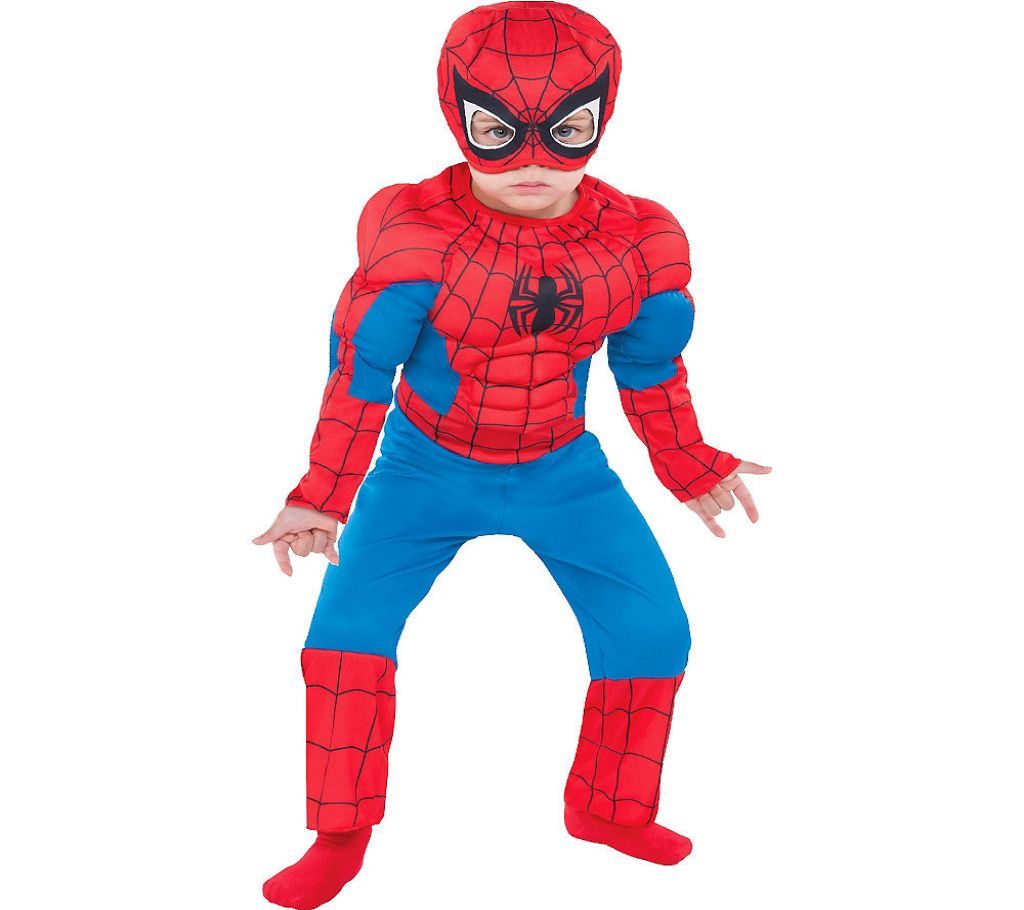 Spiderman Dress - Multi-color