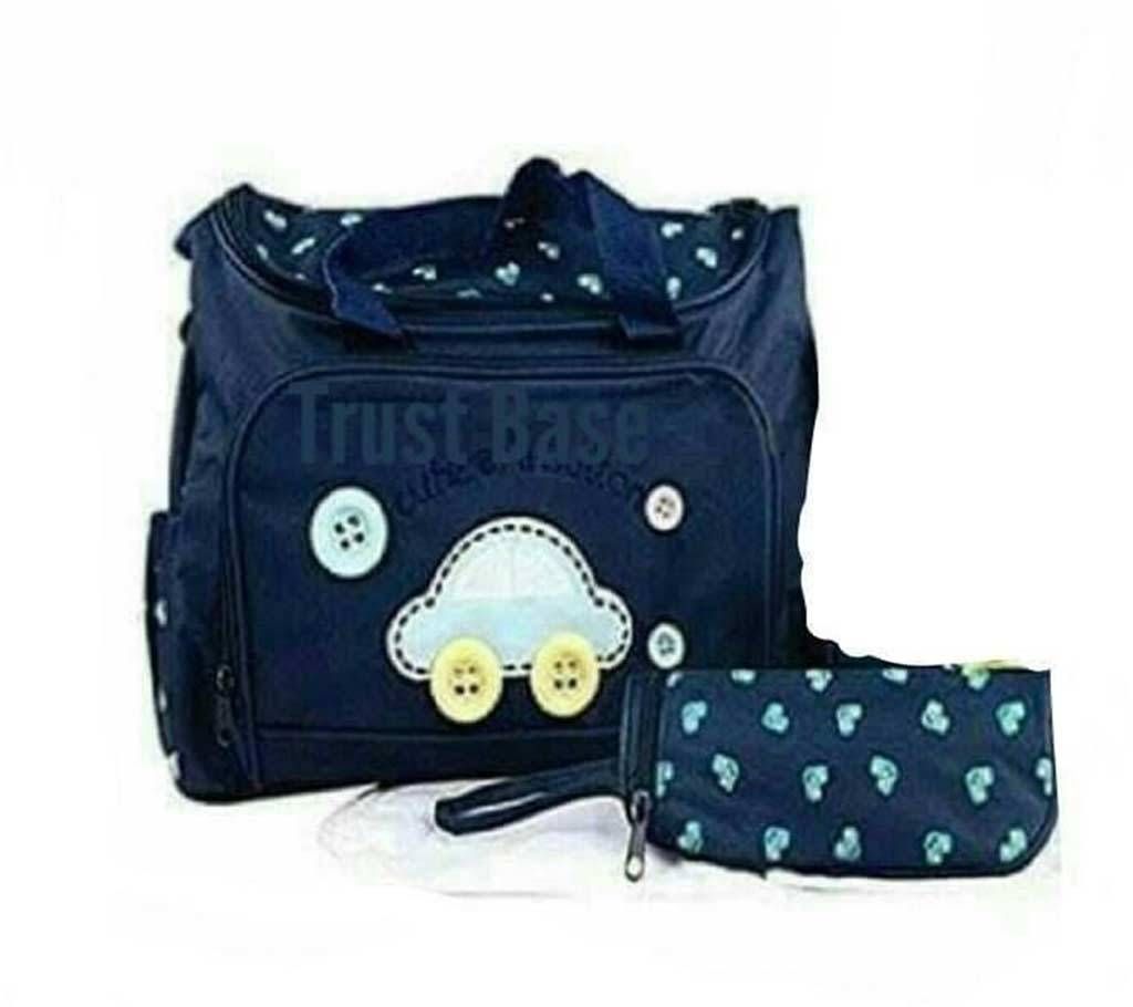 Baby Diaper Bag - 2pcs - nave blue