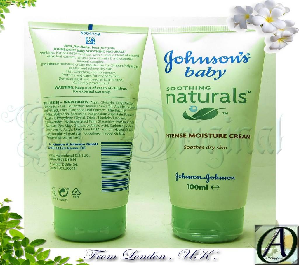 Johnson's Baby Soothing Naturals Intense Moisture Cream (EU)