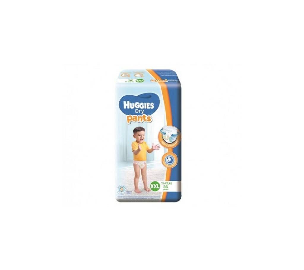 Huggies Dry Diaper Pant (XXL) 15-25kg 32pc - Malaysia