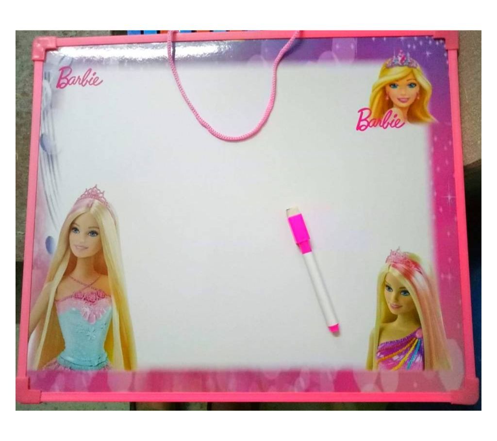 PLASTIC BARBIE BABY WRITING BOARD-MULTICOLOR