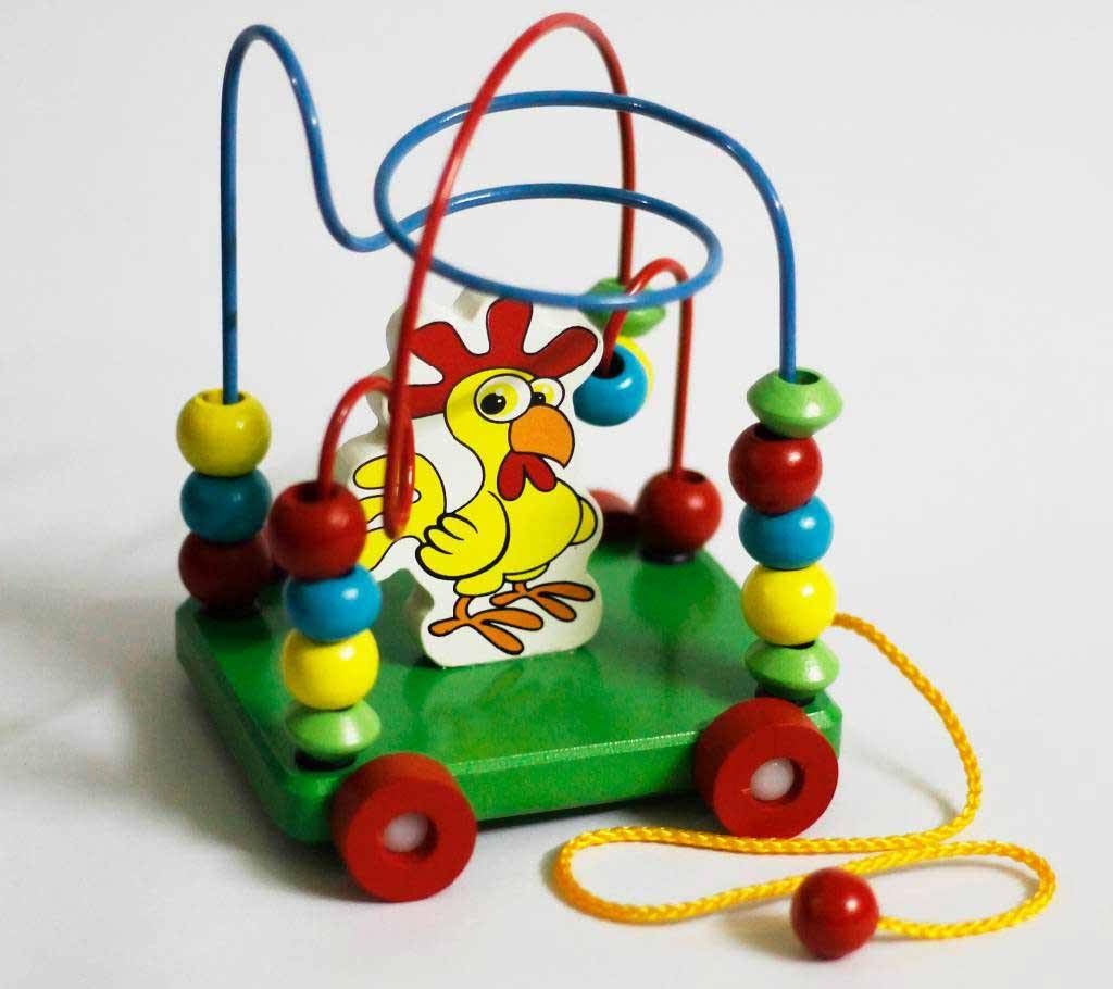 Wooden Chicken Bead Maze