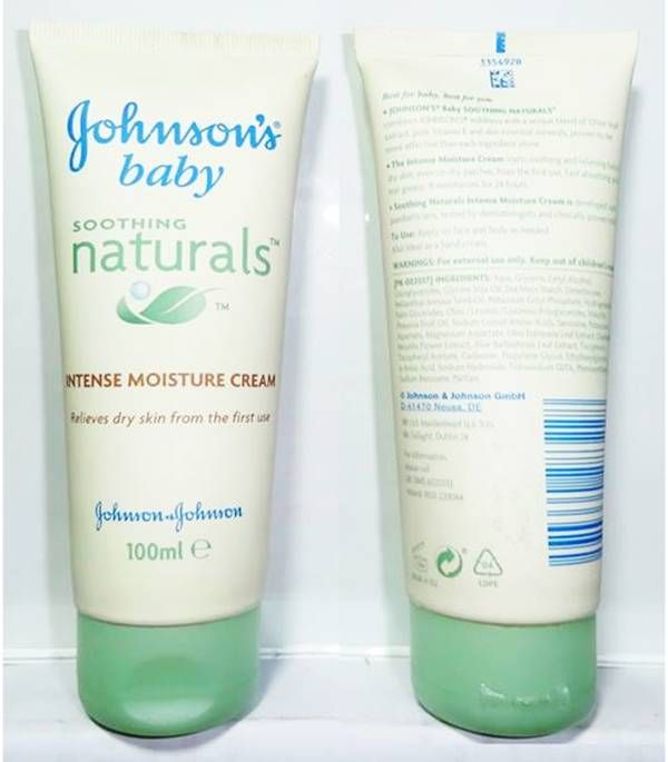 Johnson's Baby Soothing Naturals Intense Moisture Cream