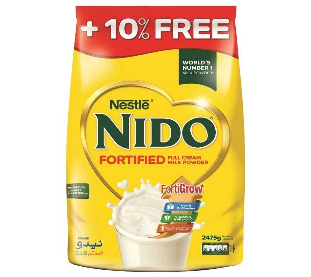 Nestle NIDO Fortified Full Cream Milk- 2.4kg (Dubai)