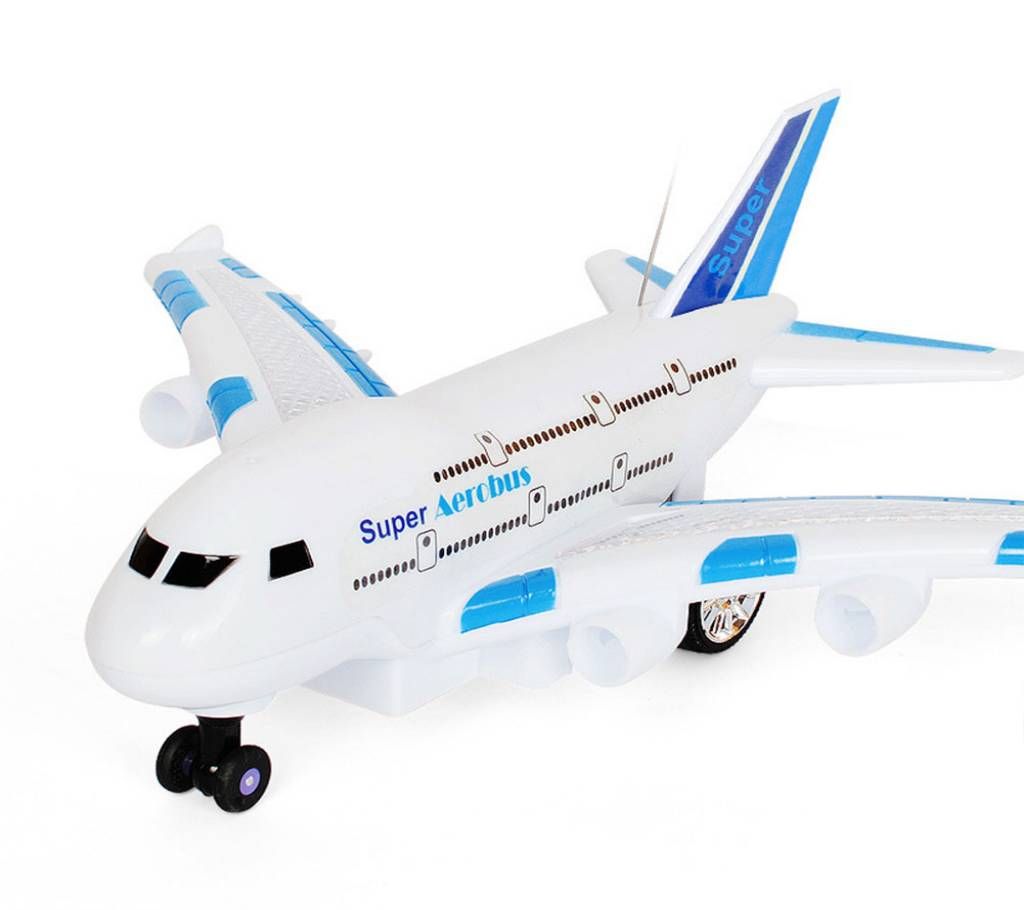 Flying airplane