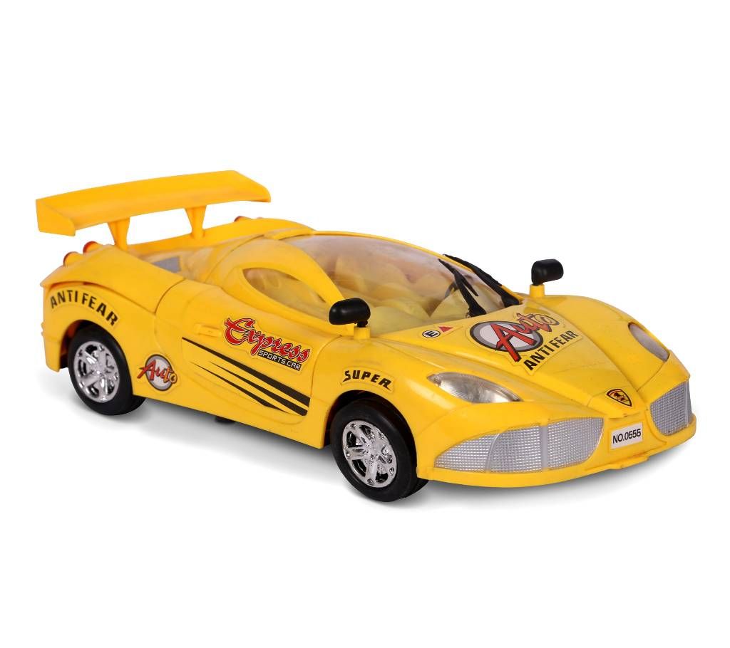 Battery Oparated CAB Antiterrorism Action Car Yellow