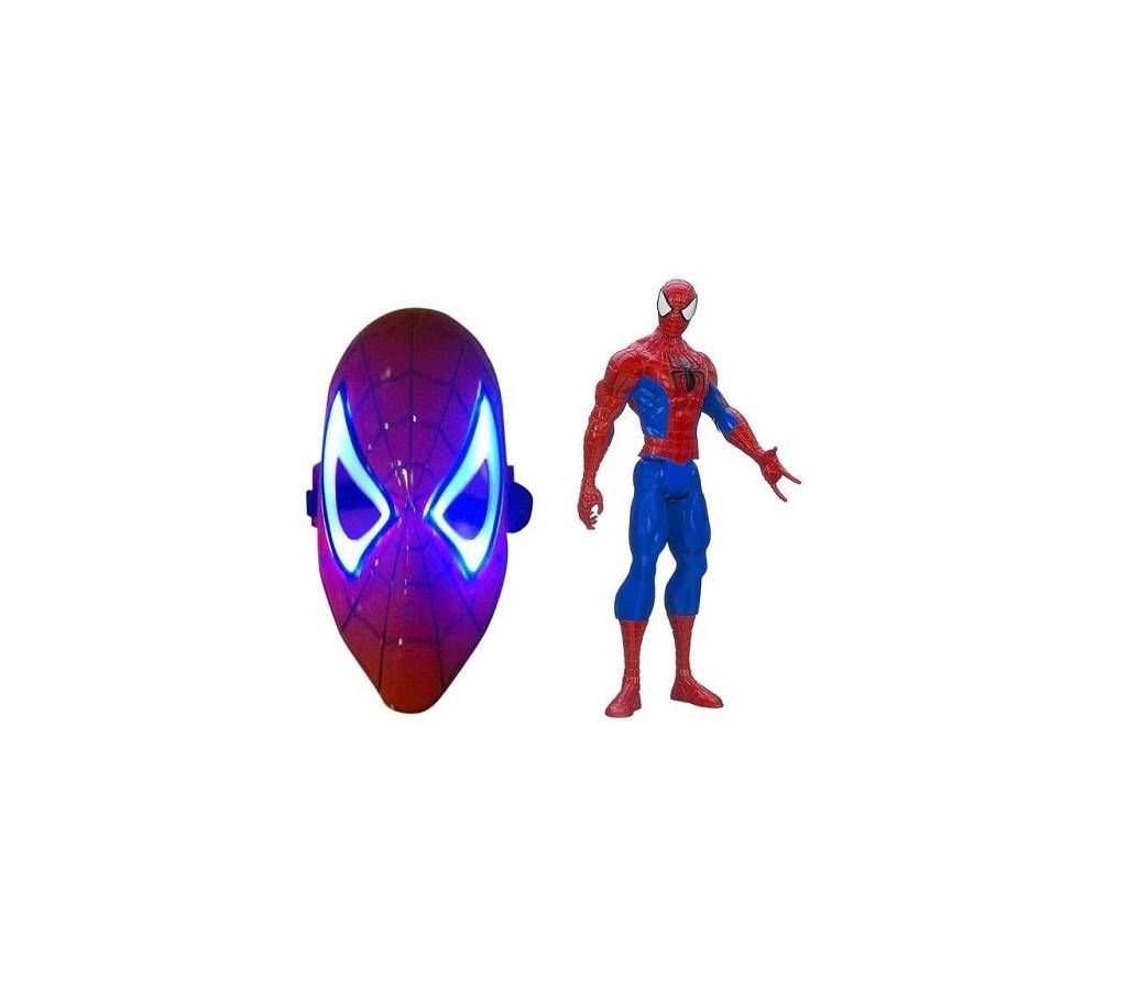 combo paket of 2 action figure toy and musk- multicolour