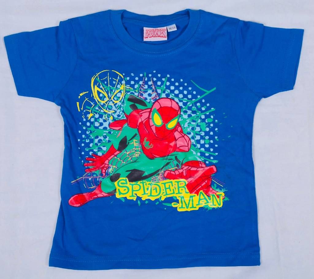 Spider-man Blue Kids Boyz T-Shirt