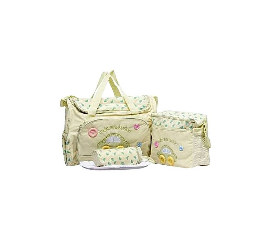 Baby Diaper Bag - 3pcs - Yellow