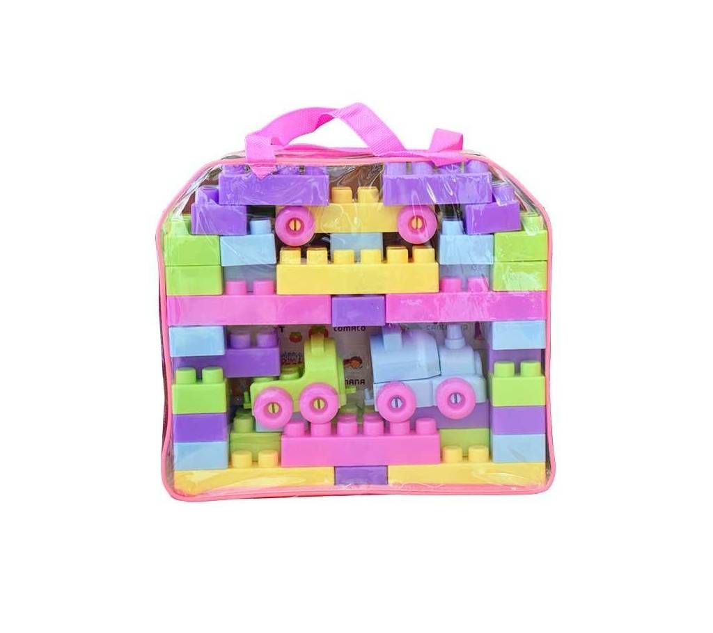 Blocks and Building Toy Set - Multi Color 500 g