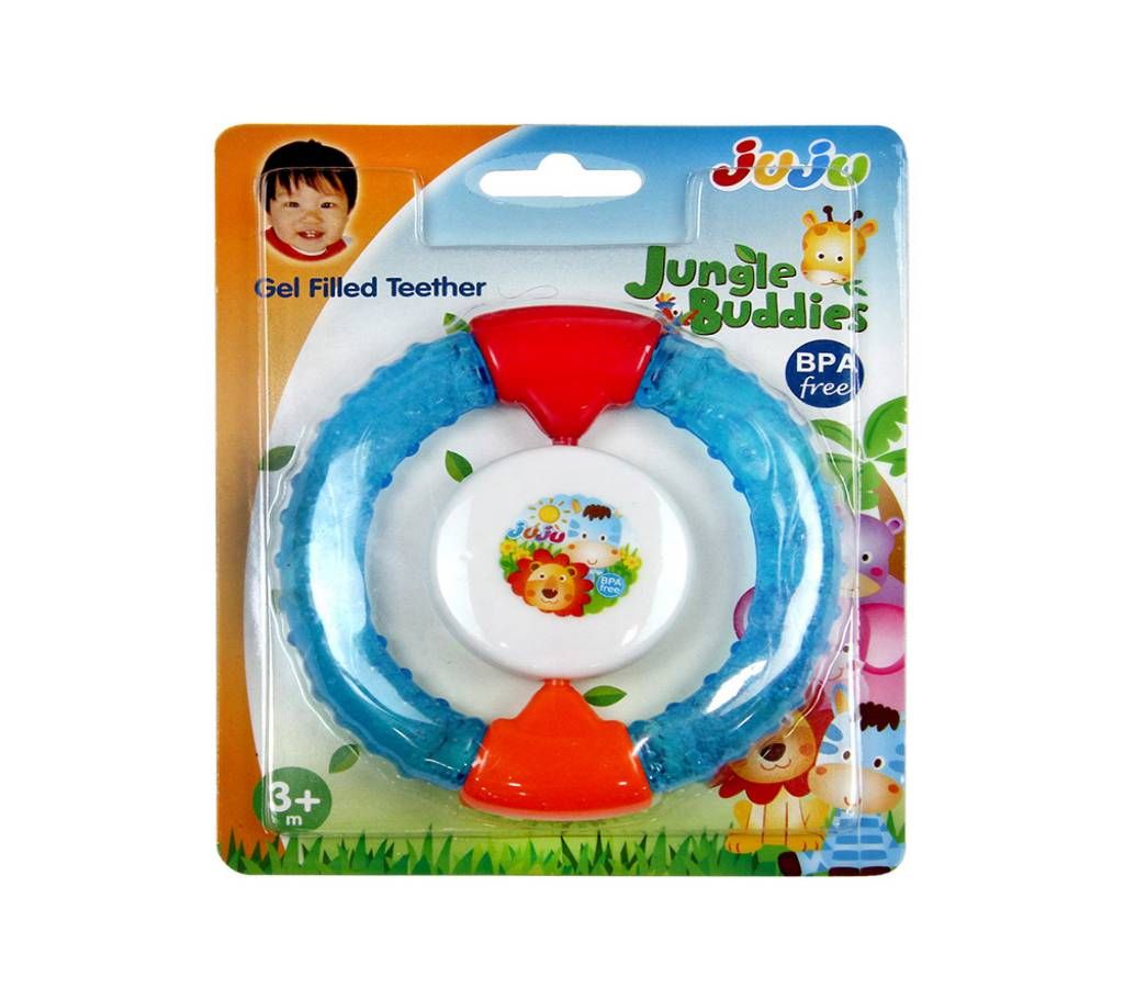 Sky Blue Elephant Baby Teether