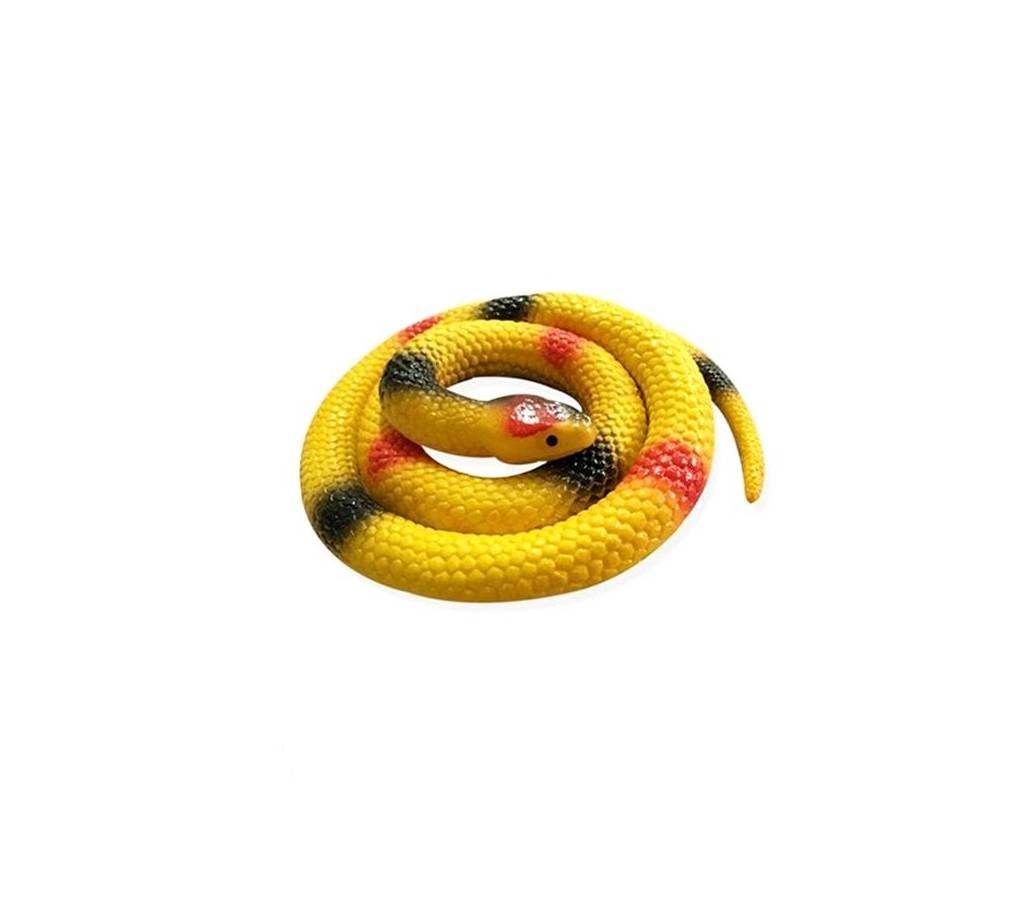 Soft Scary Fake Snake  Yellow