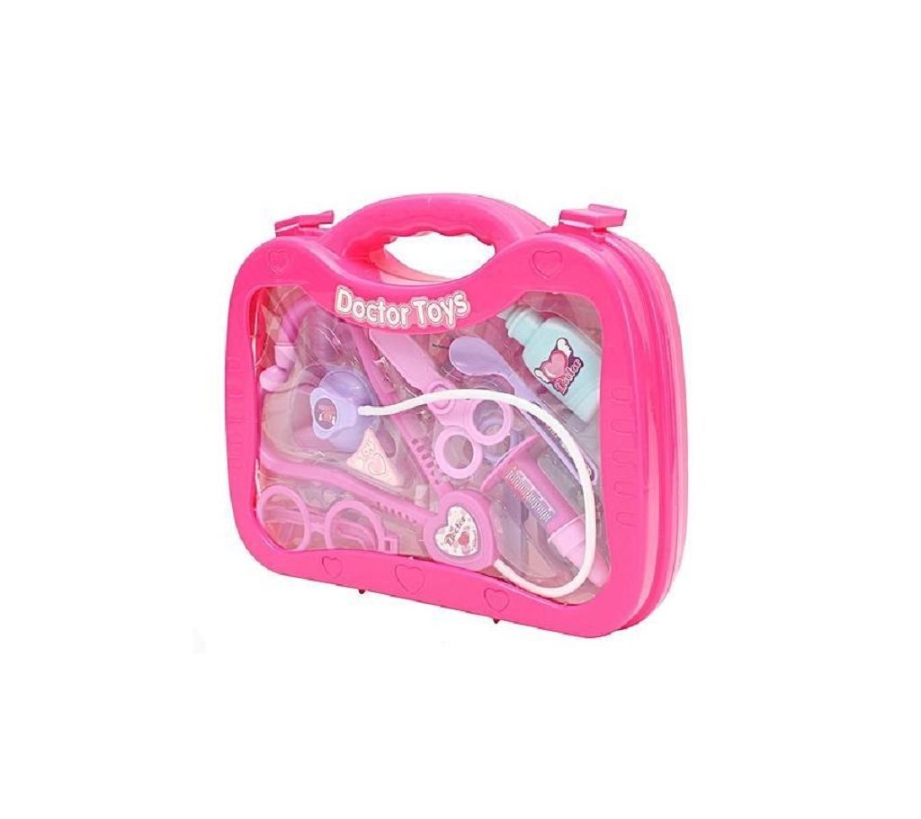 Kids Baby Medical Playing Carry Case Set Toys - Pink