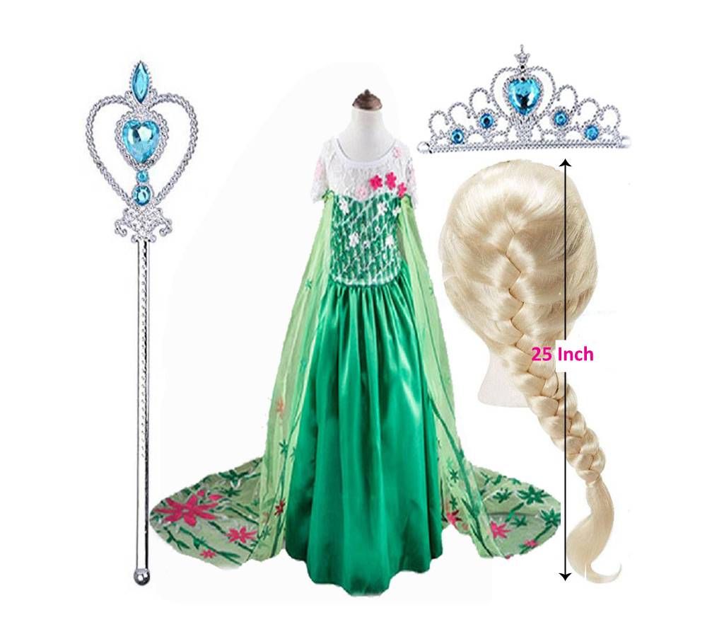 Elsa dress green