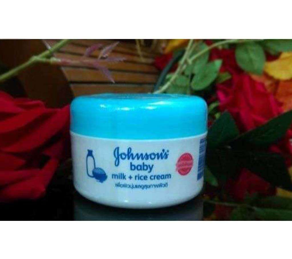 Johnsons Baby milk+rice Cream - 100ml-Thailand 