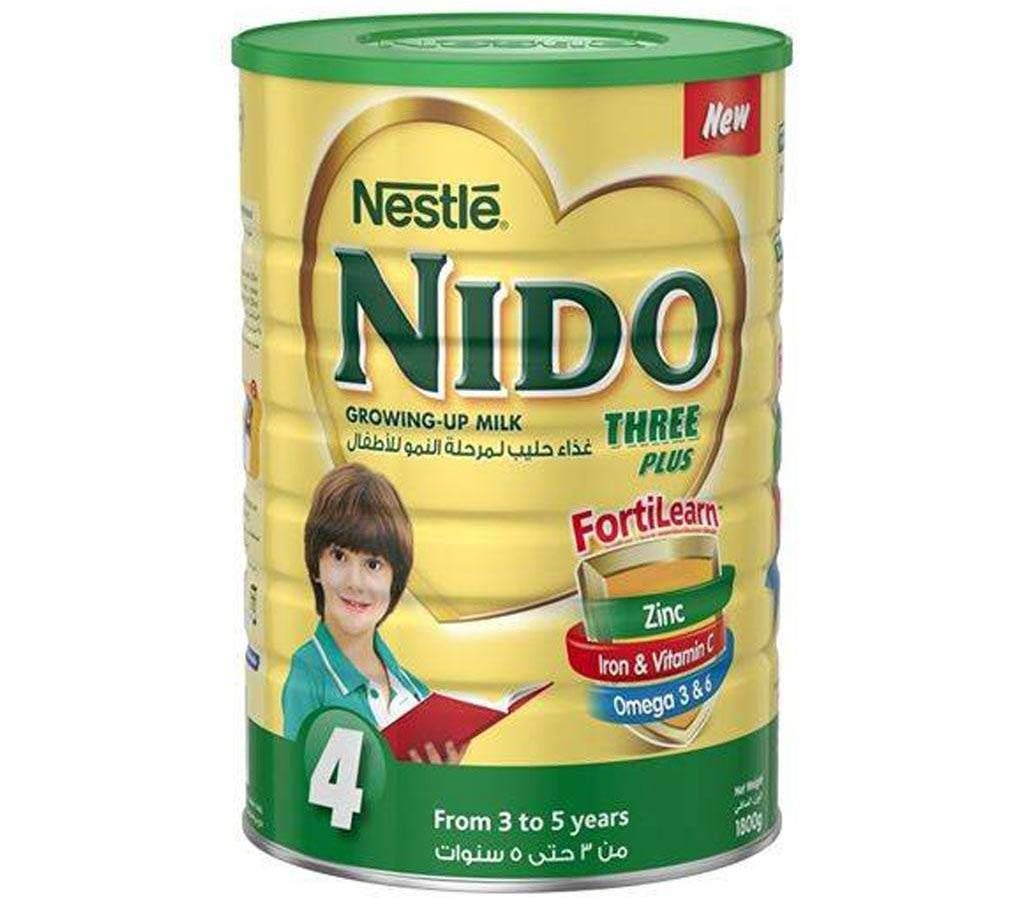 Nestle Nido Growing Up 3+ Milk - 1.8kg (Dubai)