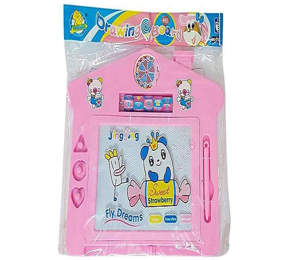 Magnetic Drawing Board - Pink
