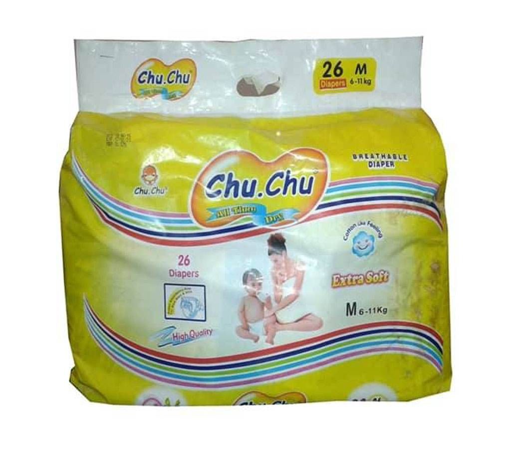 Chu Chu Baby Diaper  M (6-11 kg) 45Pieces