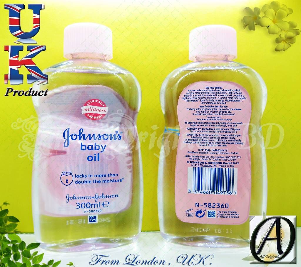 Johnson's Baby Oil 300ml (ITALY)