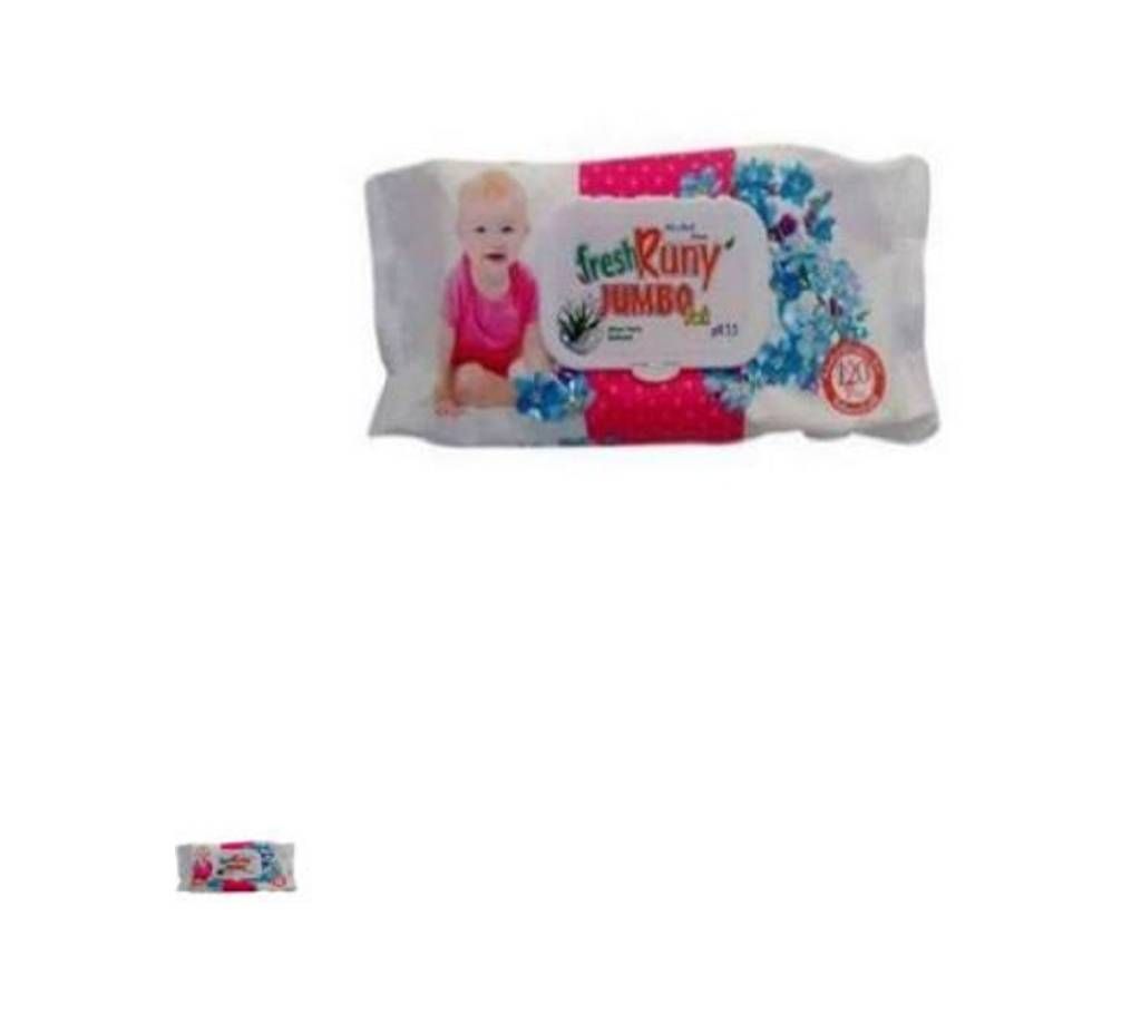 FRESH RUNNY baby wipes - 120 pics