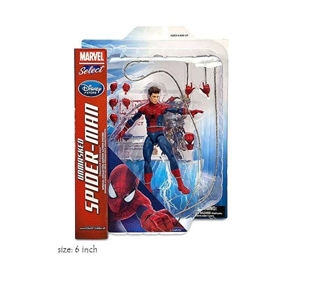 Action figure Marvel Select Unmasked Spiderman